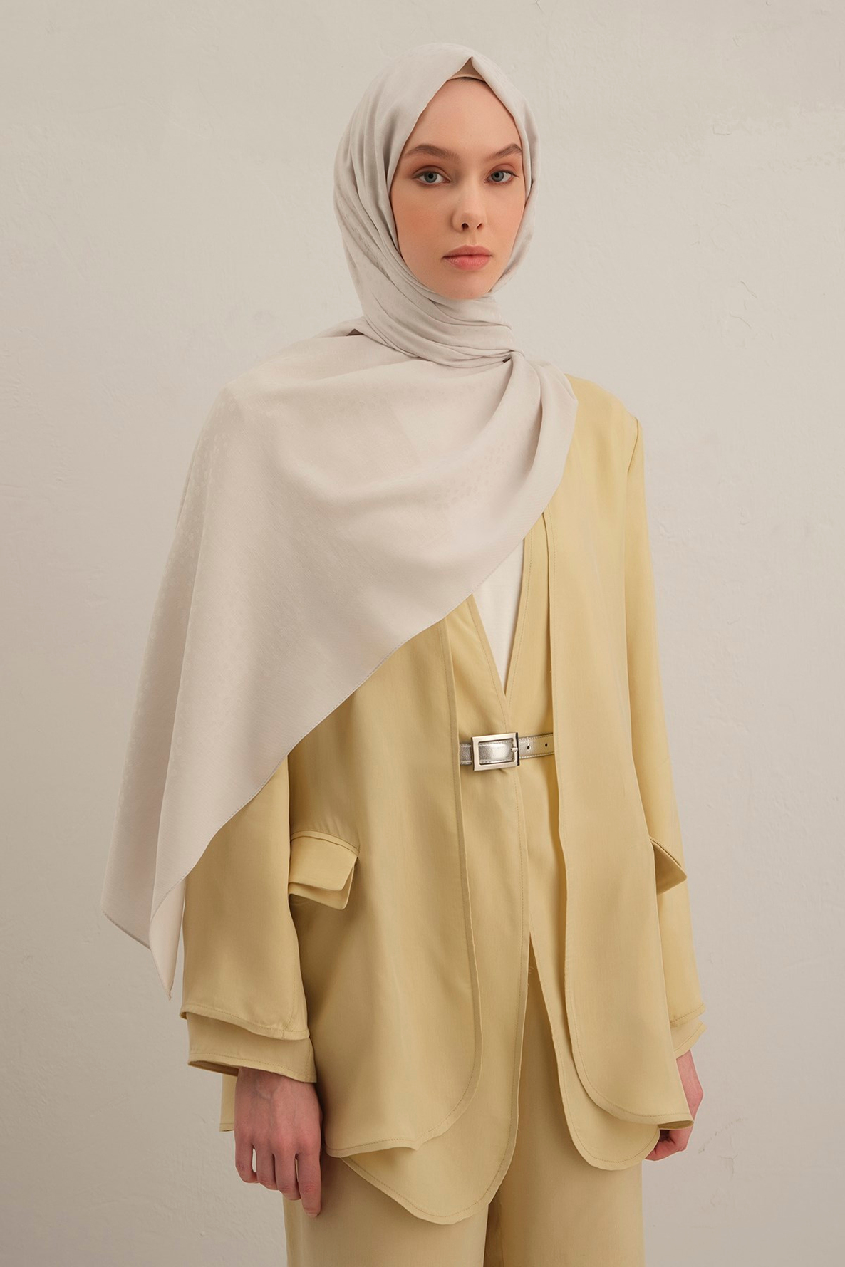 Armine Damla Desen Bambu Cotton Şal 23