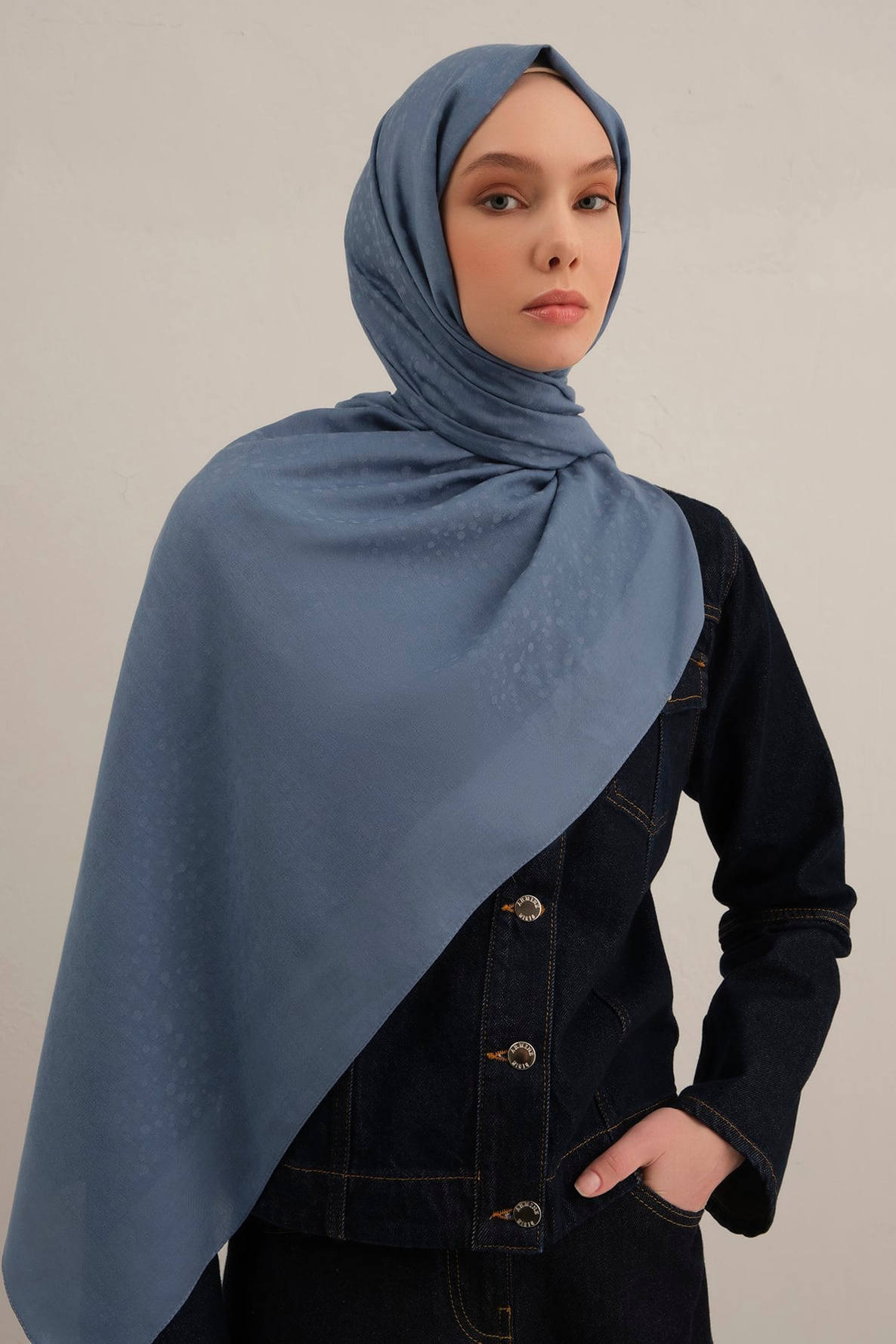 Armine Damla Desen Bambu Cotton Şal 26