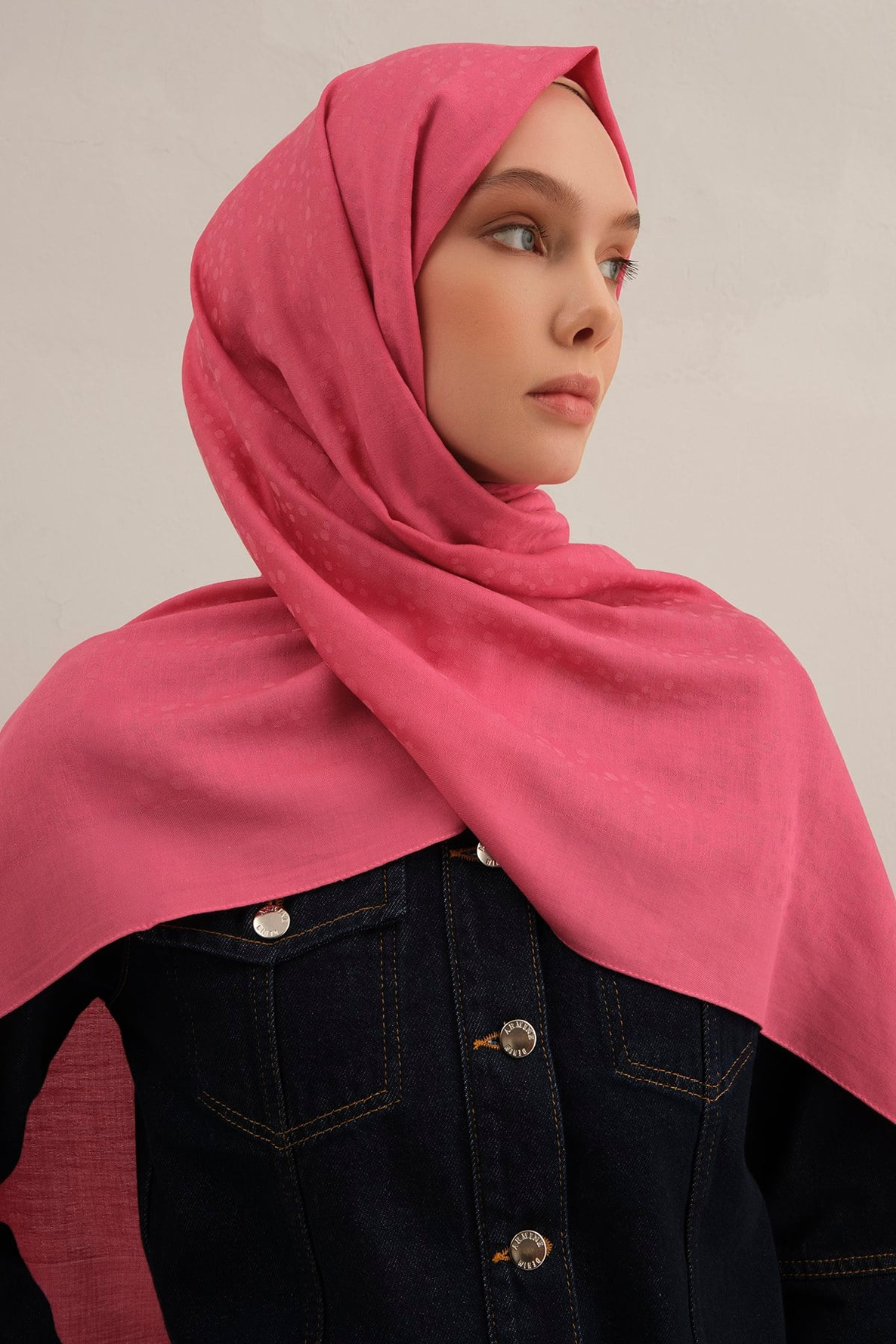 Armine Damla Desen Bambu Cotton Şal 37