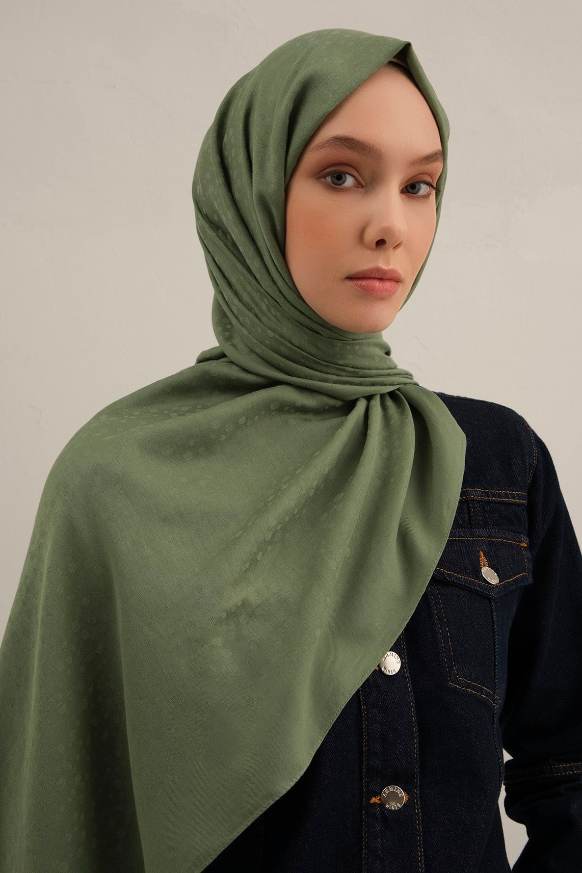 Armine Damla Desen Bambu Cotton Şal 48