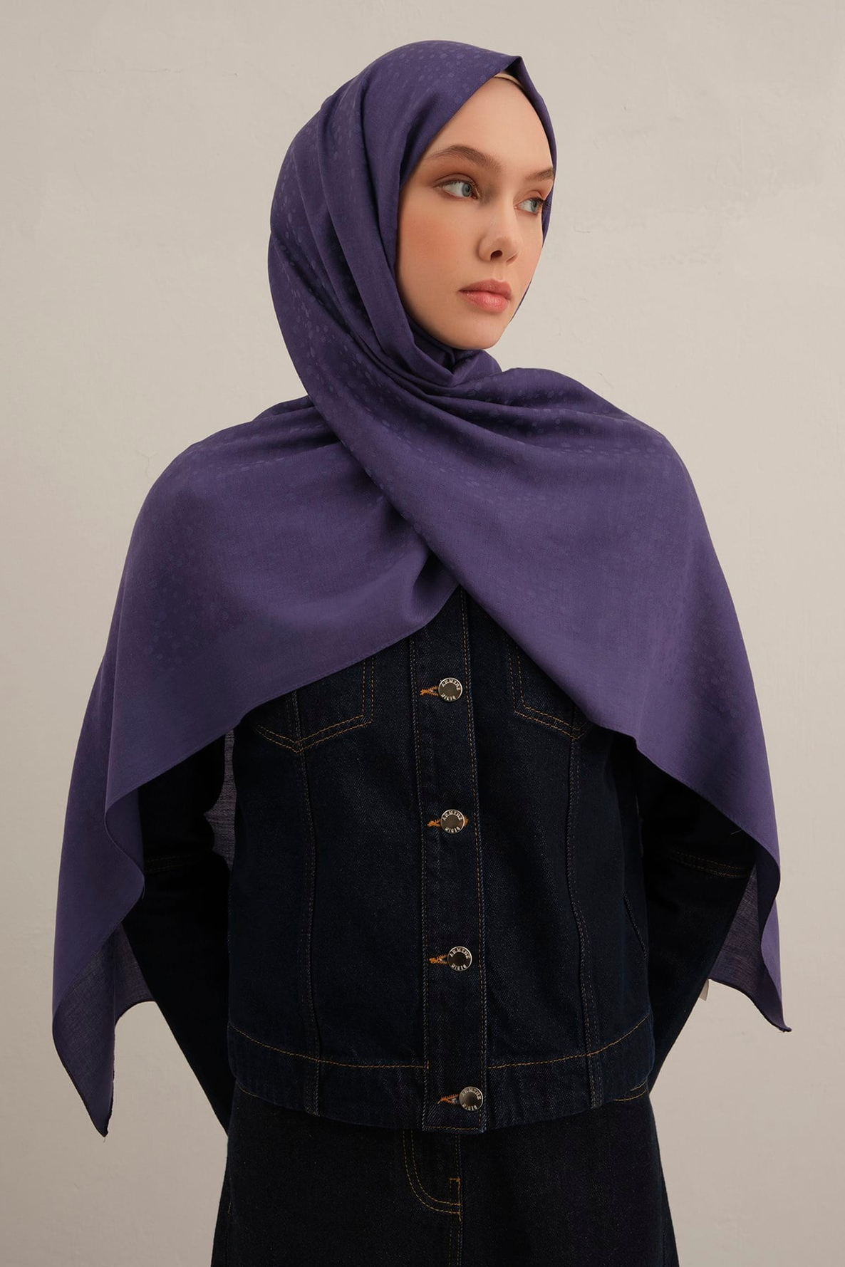 Armine Damla Desen Bambu Cotton Şal 68