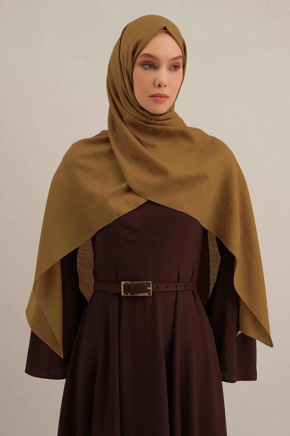 Armine Damla Desen Bambu Cotton Şal 71