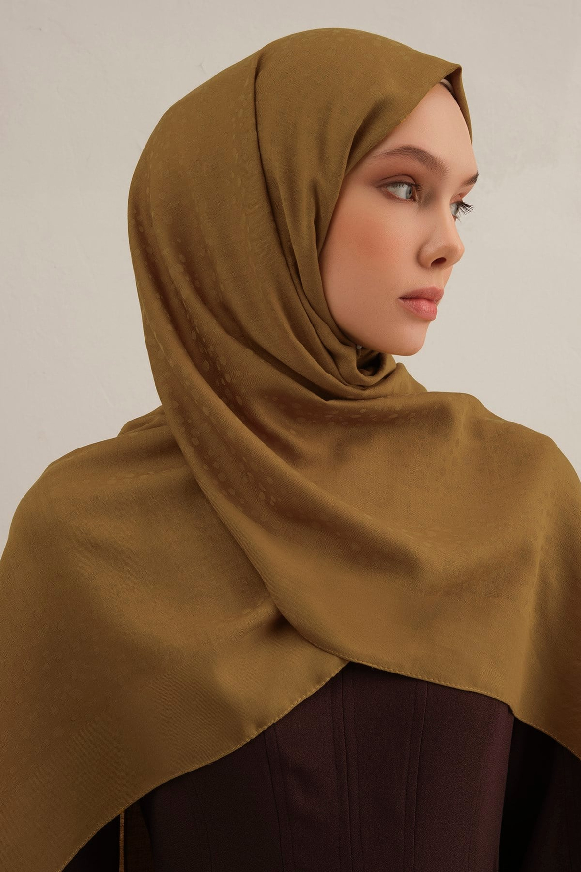 Armine Damla Desen Bambu Cotton Şal 71