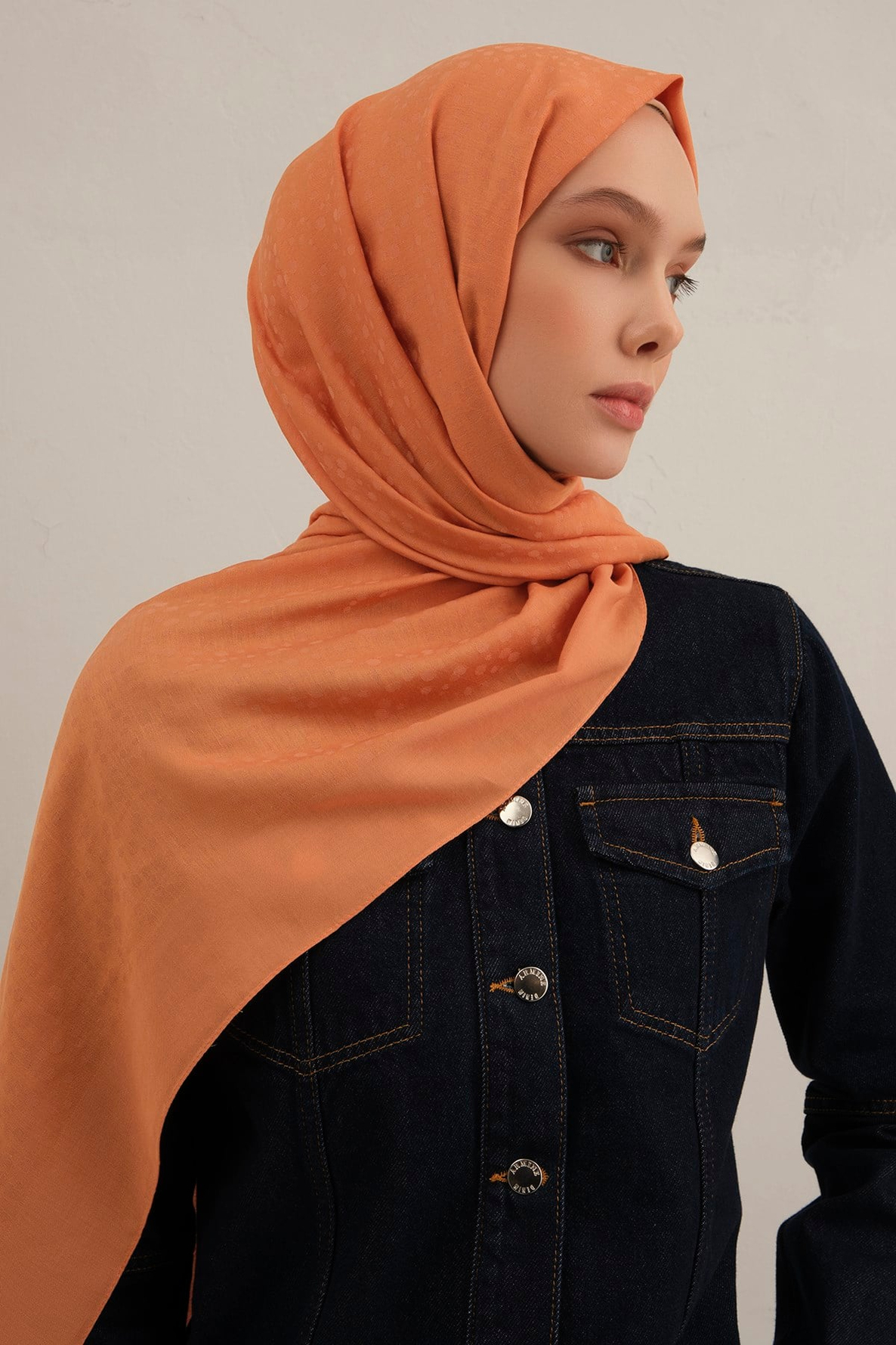 Armine Damla Desen Bambu Cotton Şal 72