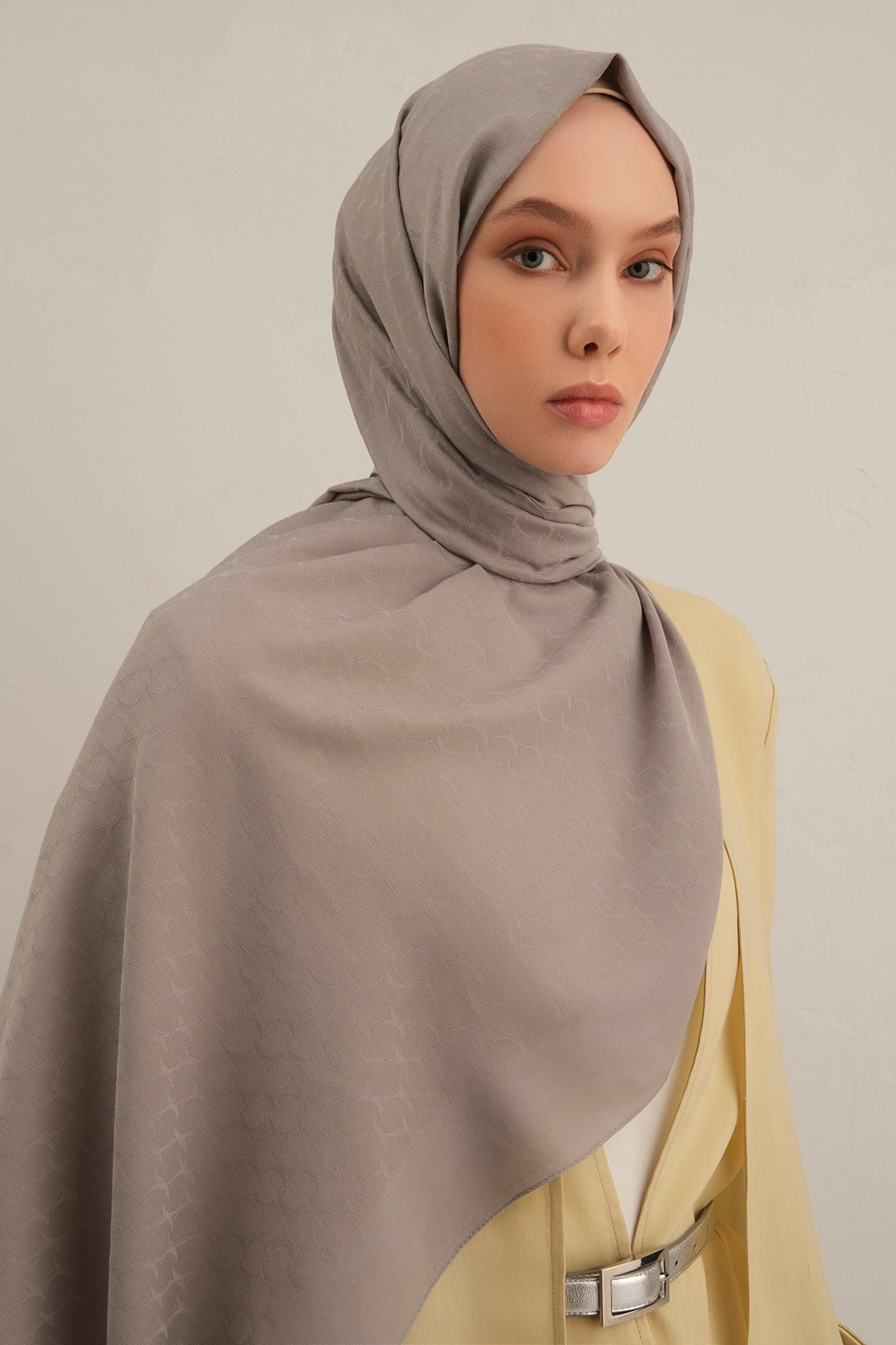 Armine Link Desen Bambu Cotton Şal 20