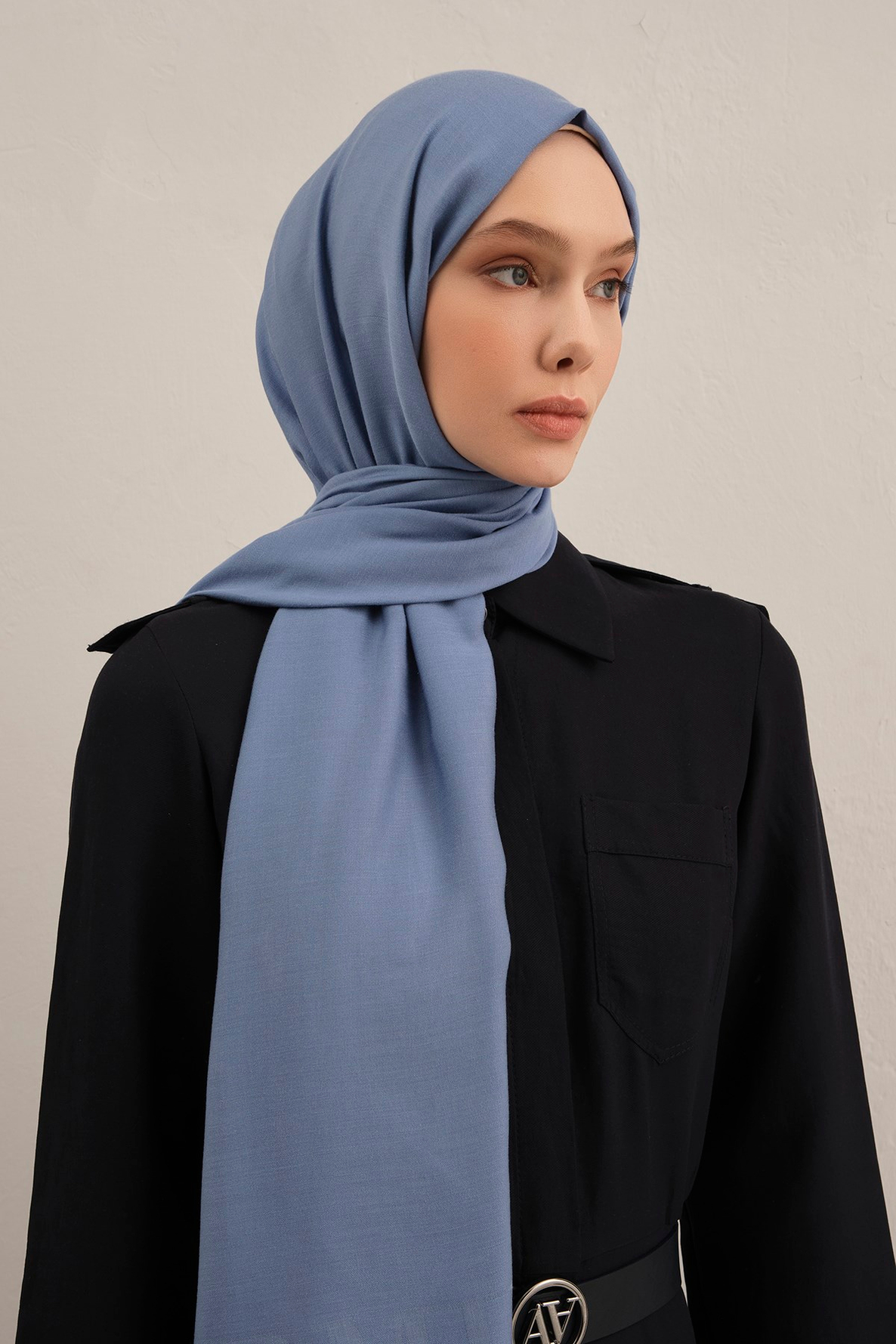 Armine Logo Drop Pamuk İpek Şal 26