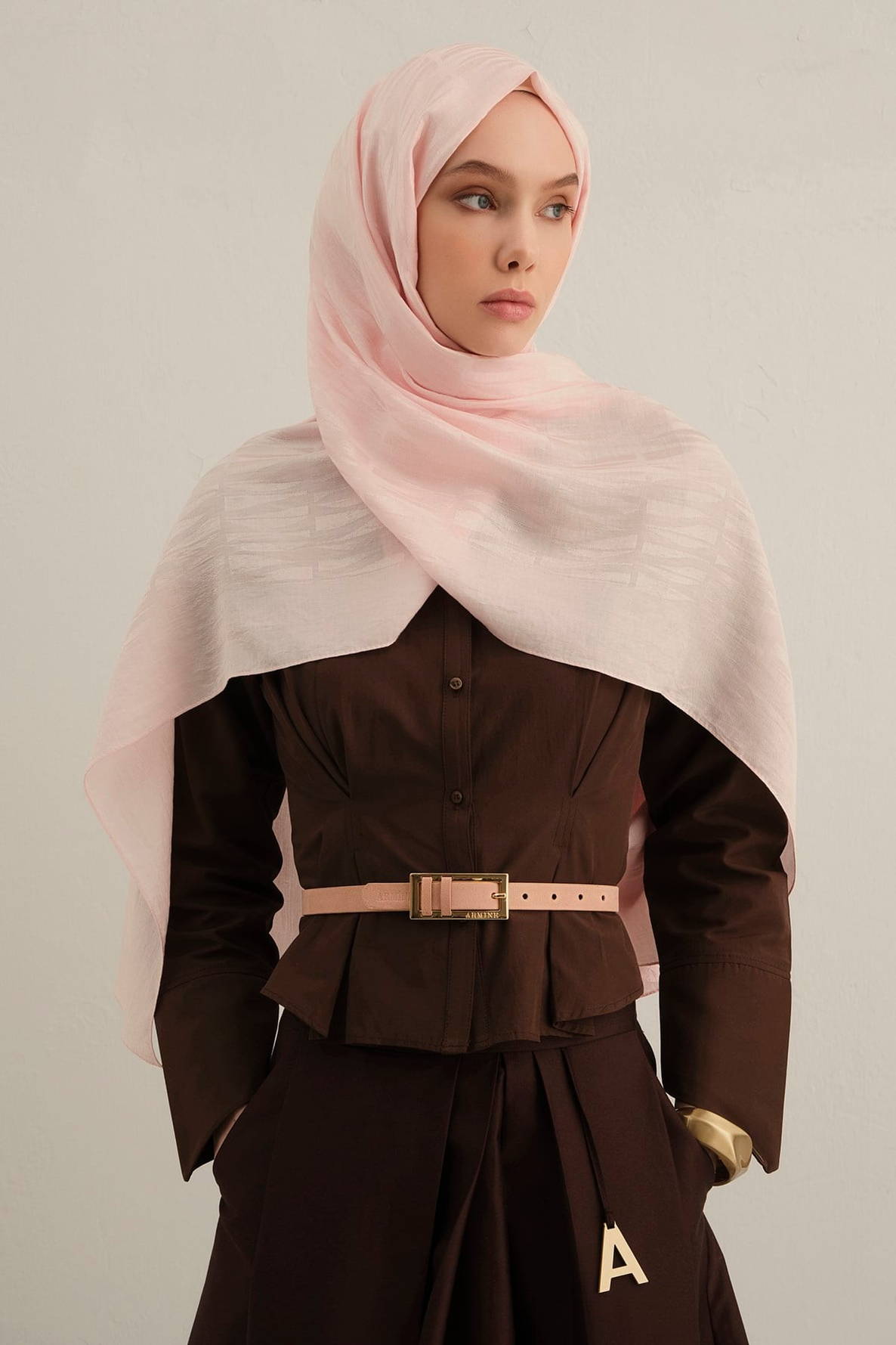 Armine Lyocell Naia Çubuk Desen Şal 3 39