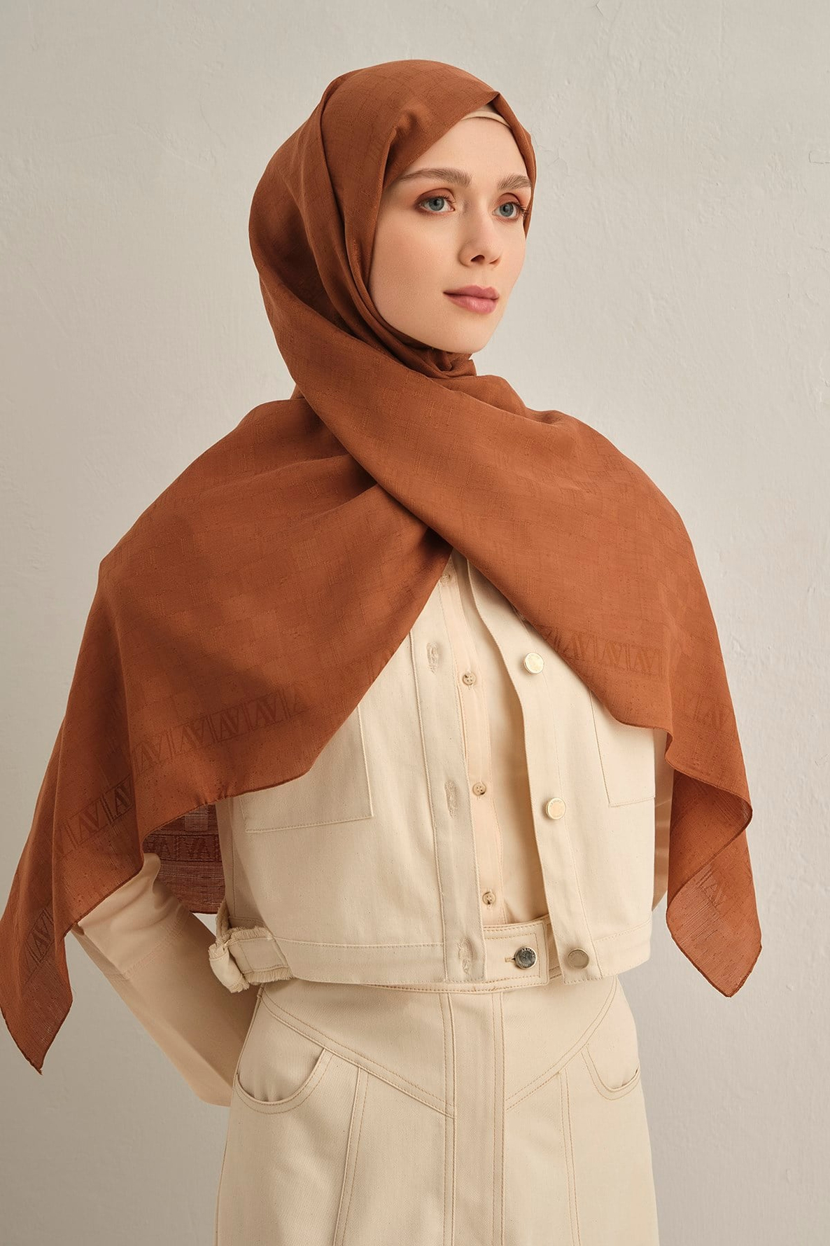 Armine Pamora Dama Çerçeve Şal 2 16