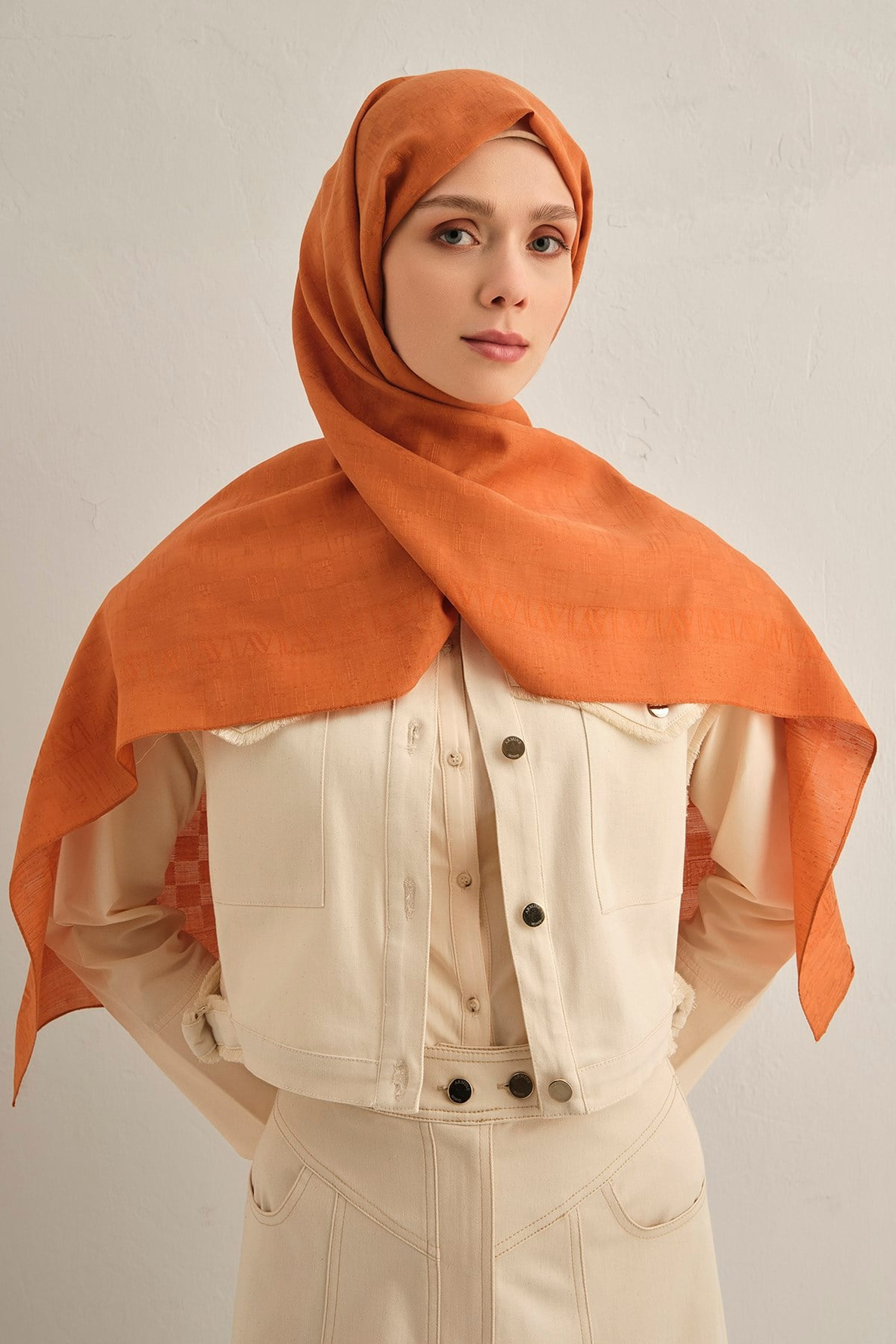 Armine Pamora Dama Çerçeve Şal 2 43