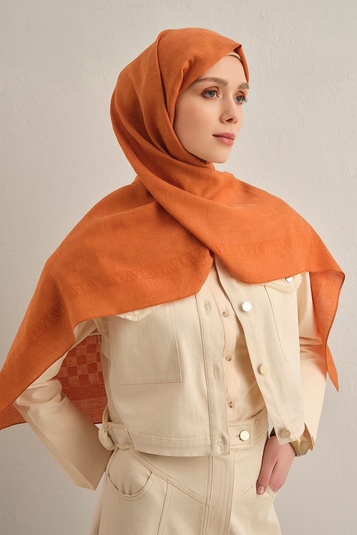 Armine Pamora Dama Çerçeve Şal 2 43