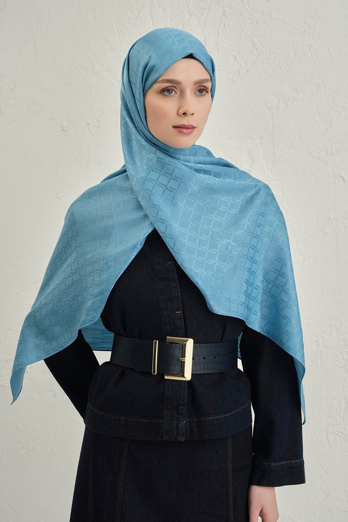 Armine Pamuk  Floş Çapraz Desen Şal 2 25
