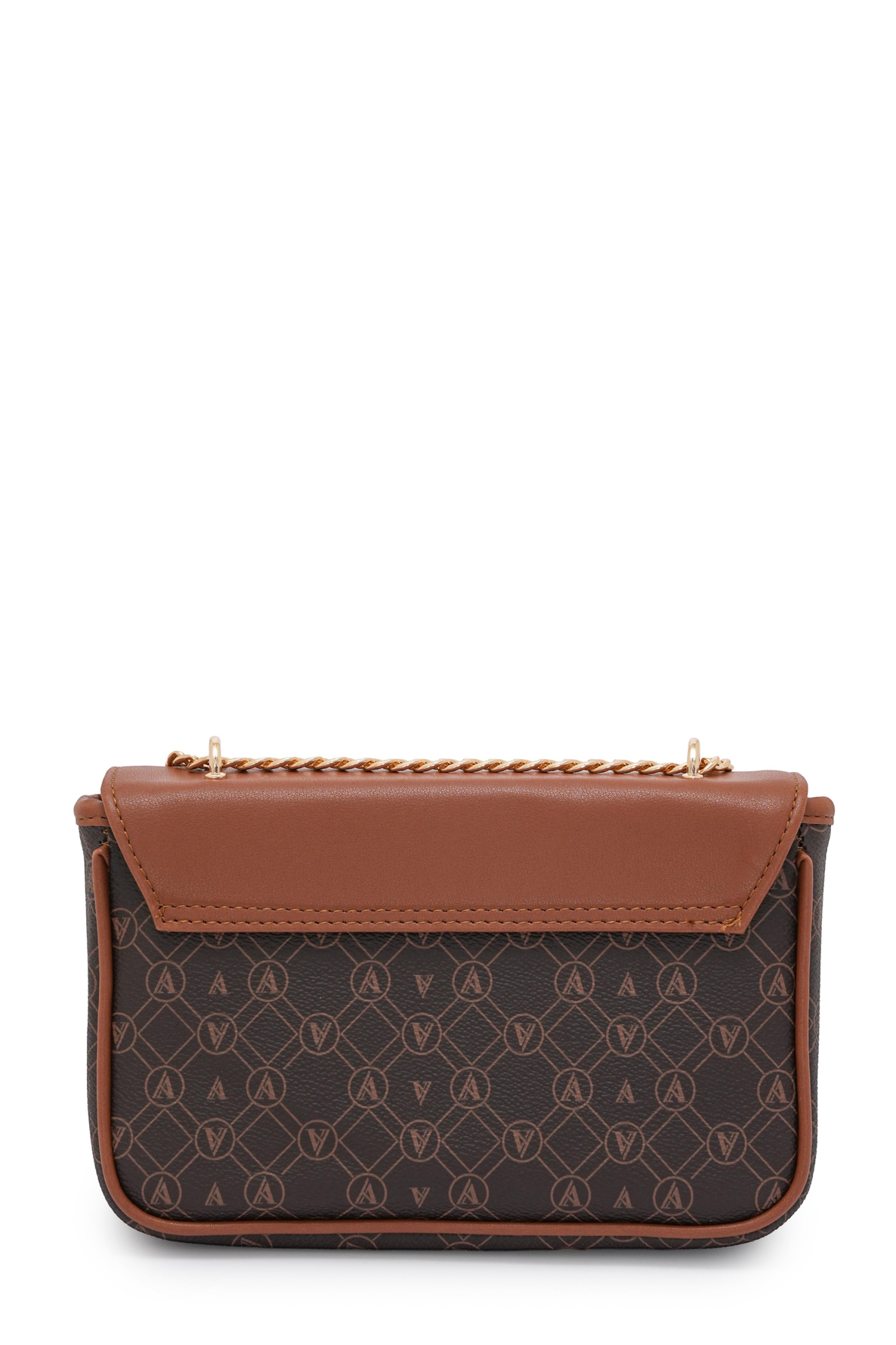 ARMİNE TREND Aynalı Mektup Çanta Kahve Baskılı ARM169