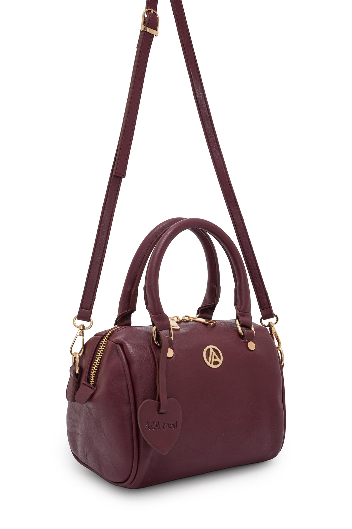 ARMİNE TREND Uzun Askılı Orta Boy Speedy Çanta Bordo ARM140