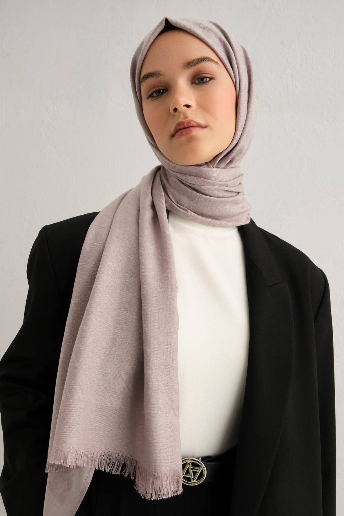 Armine Viscon Kazayağı Desen Şal 12