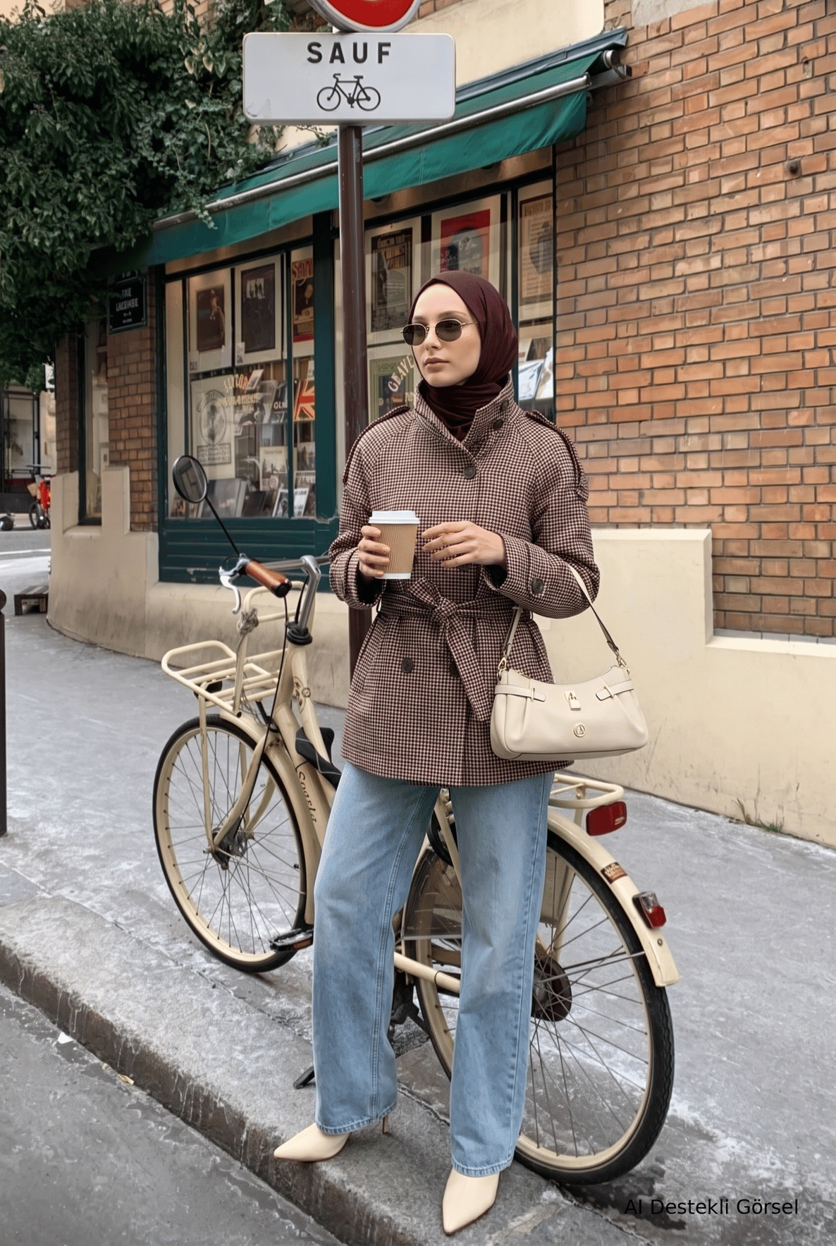 Belden Kuşaklı Düğme Detaylı Omuz Apoletli Oversize Kaban  74 Cm Boy Bordo 26OKD701