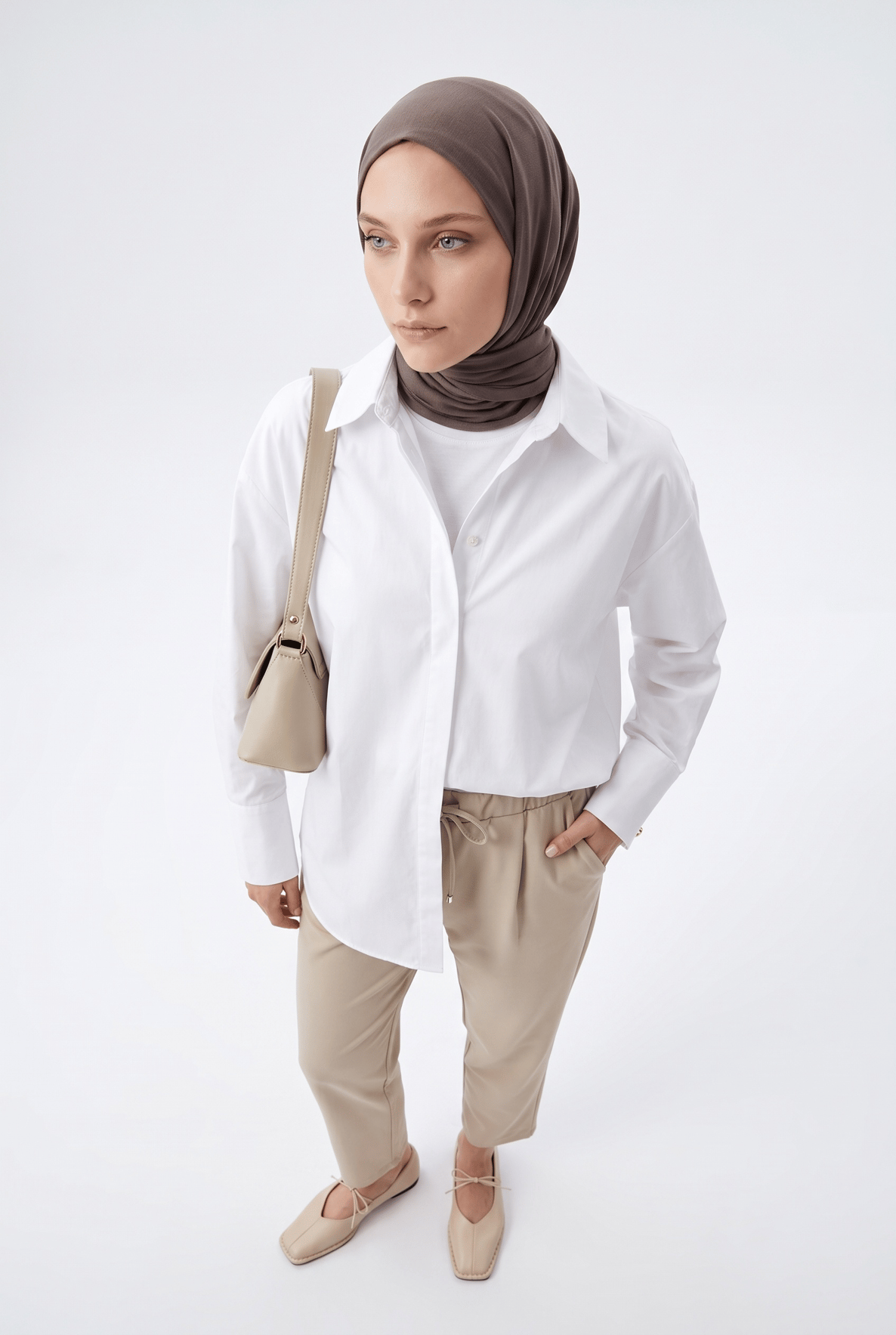 Beli Latikli Cepli Pantolon Bej 26YT209