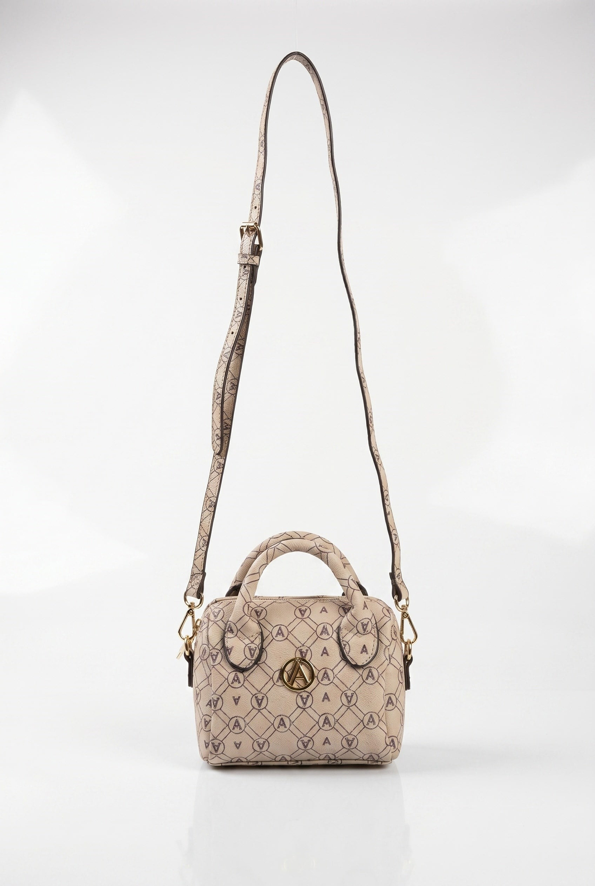 Mini Boy Speedy Çanta Bej Baskılı ARM136