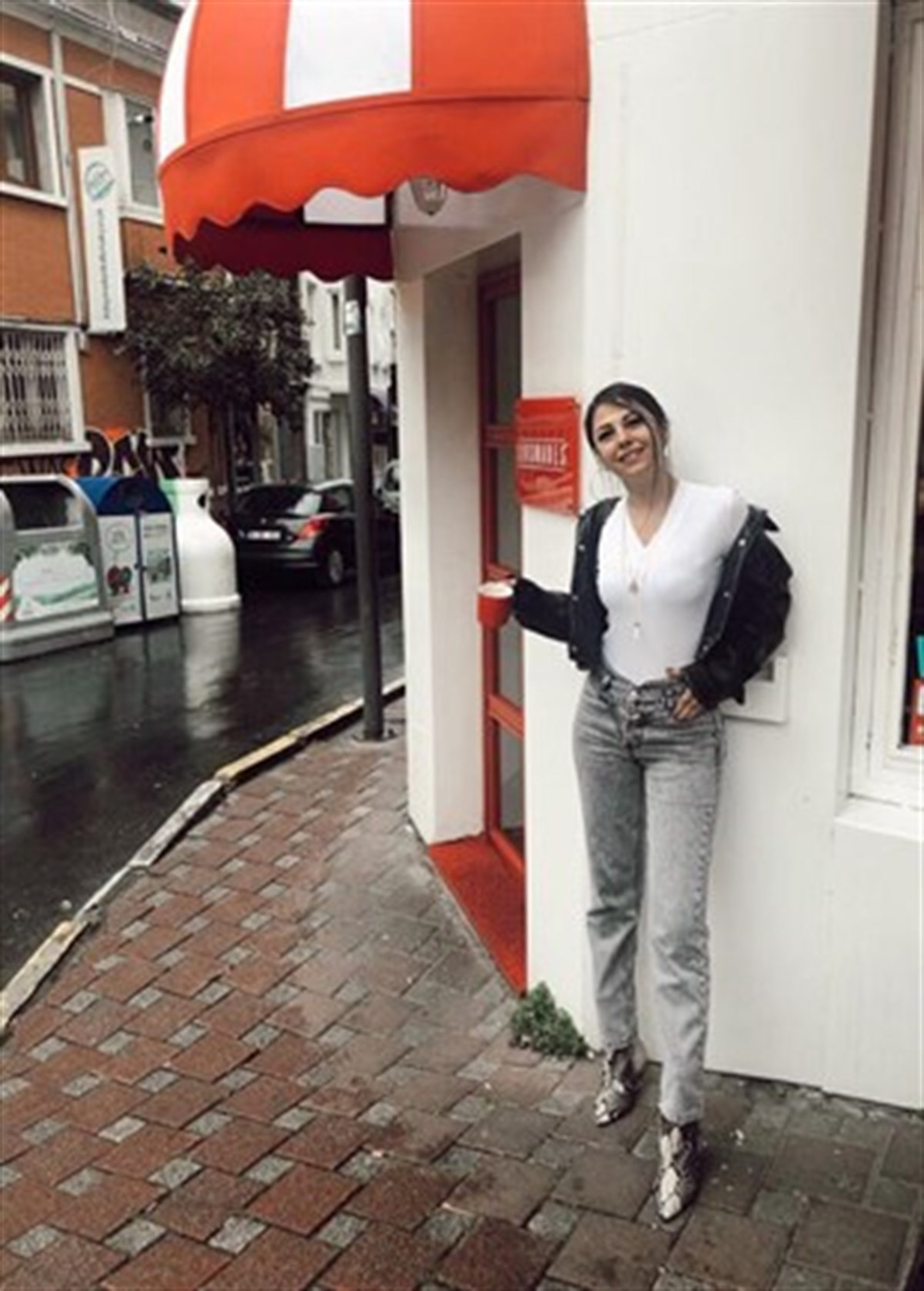 Bespika Düğmeli Açık Füme Jean 