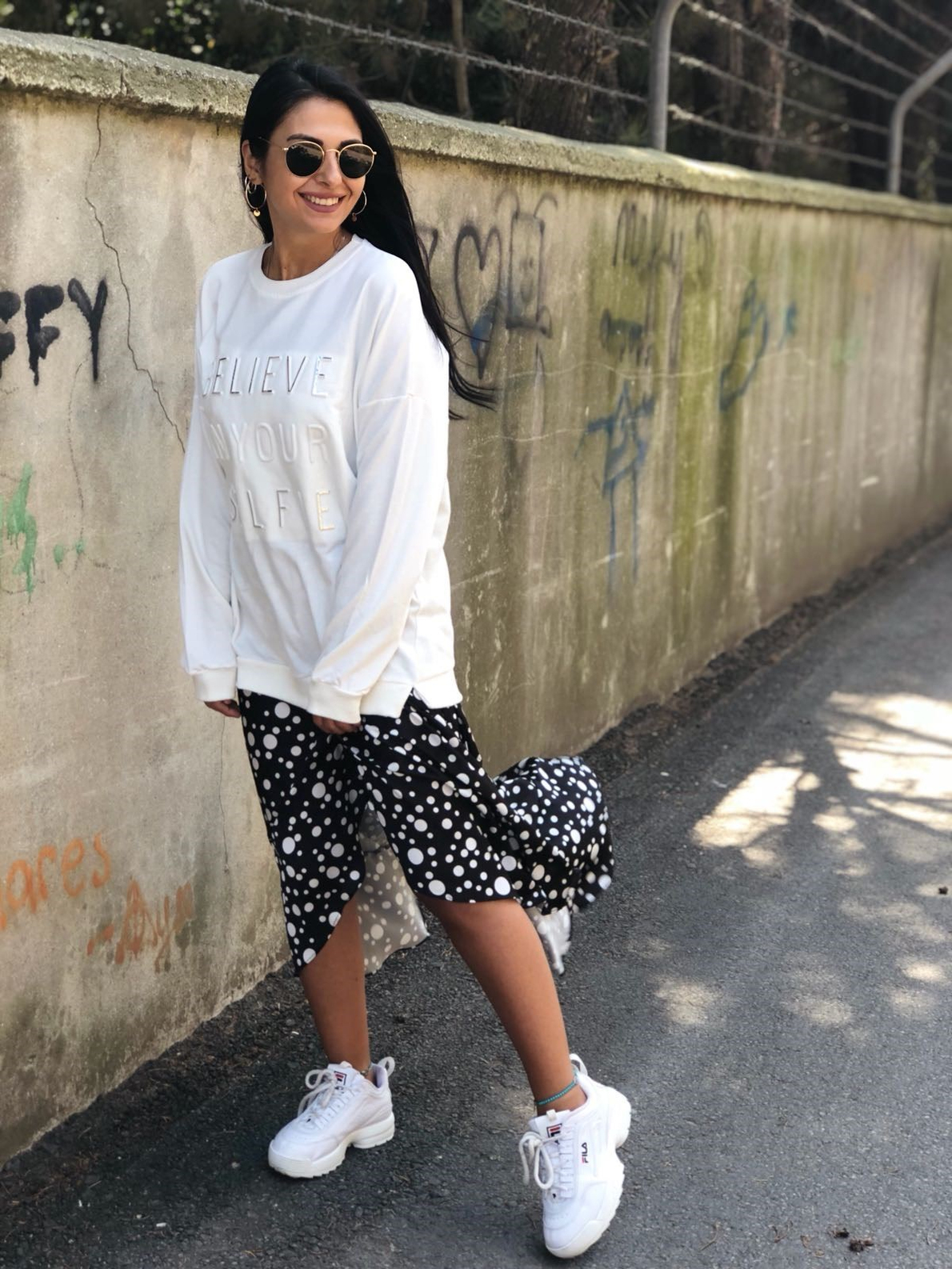 Beyaz Sweatshirt