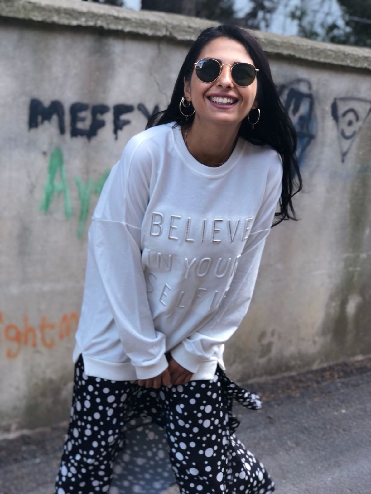 Beyaz Sweatshirt