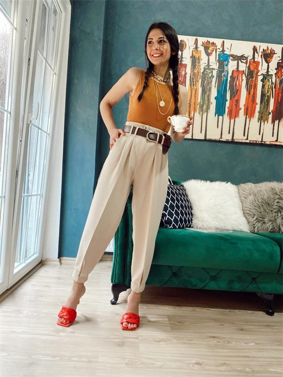 Bodysuit Camel
