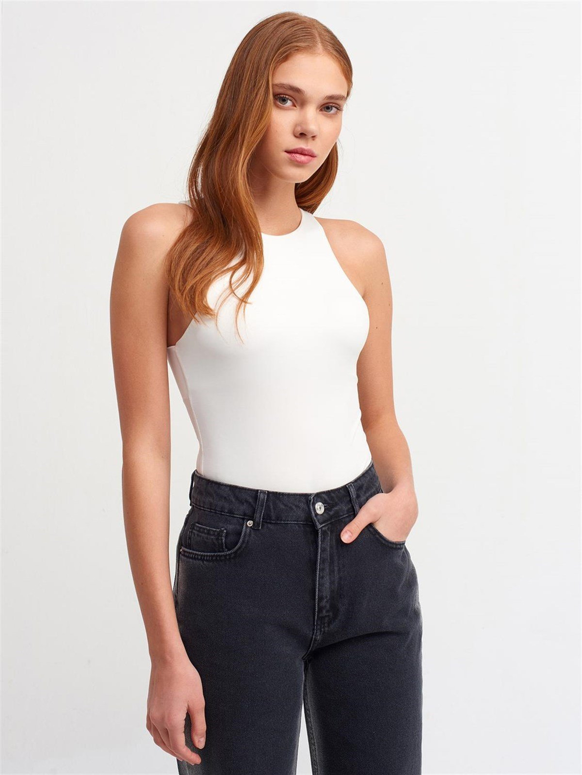 Bodysuit-Krem