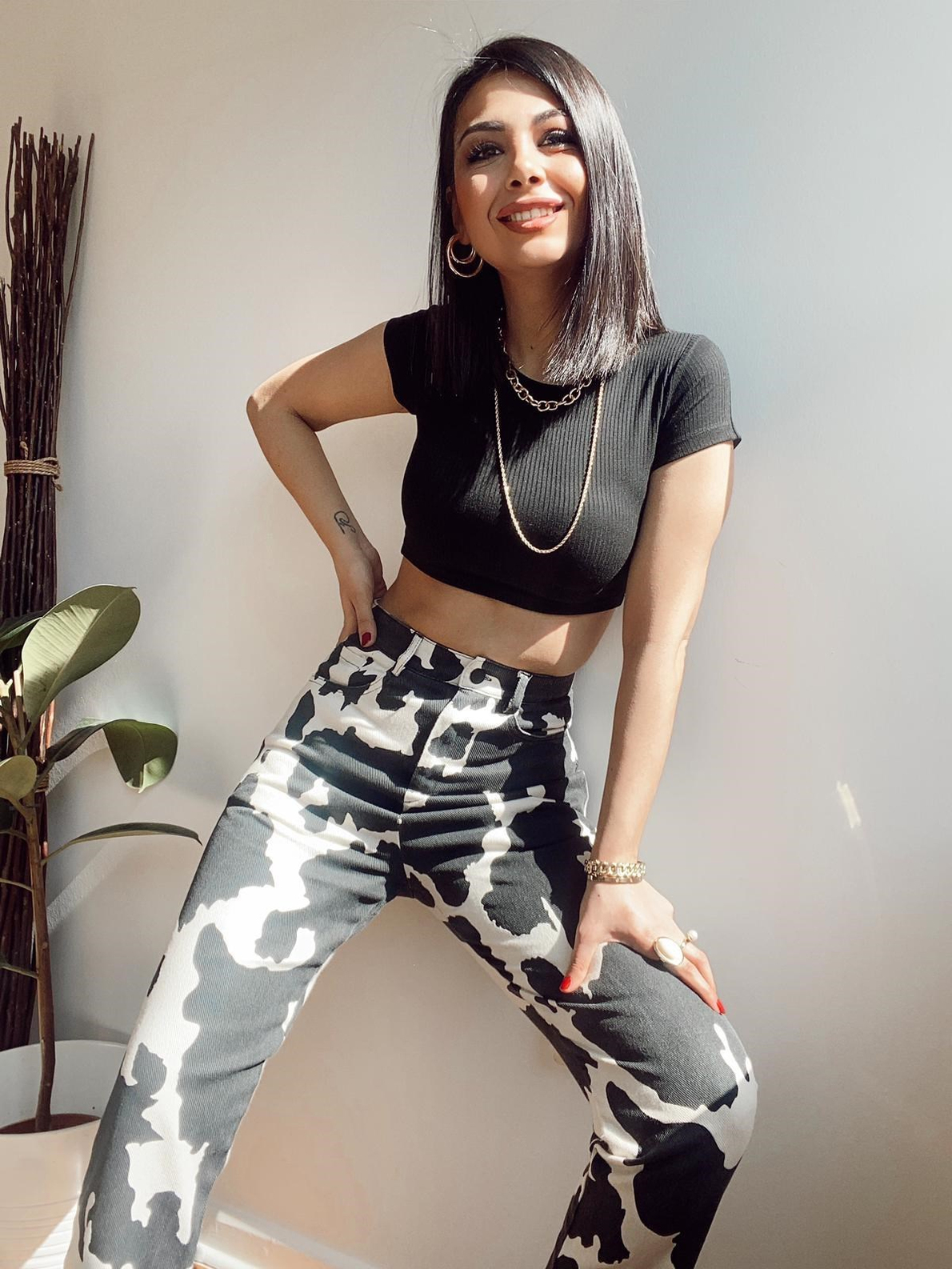 Crop Body Siyah