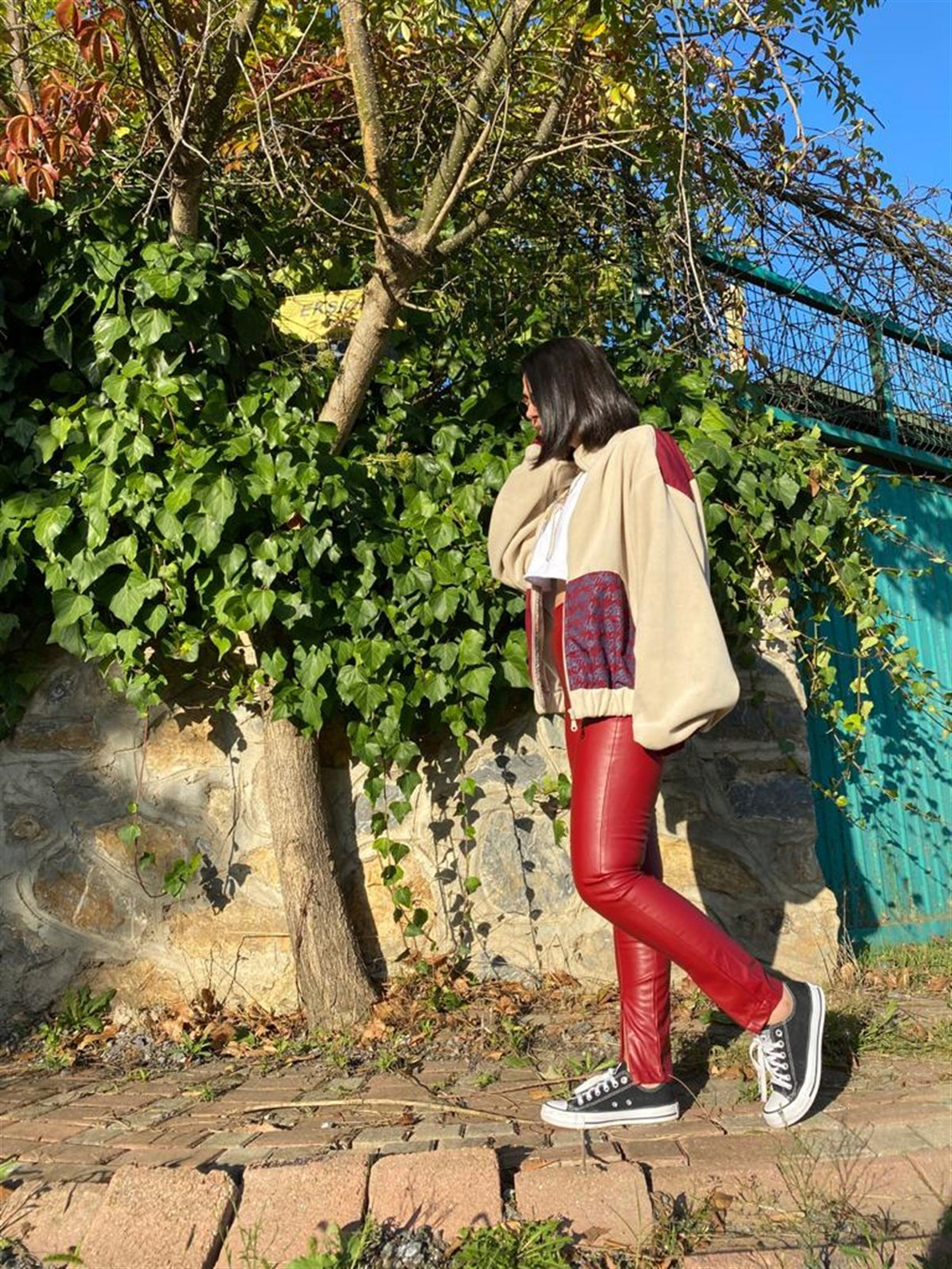 Fermuarlı Polar Sweatshirt