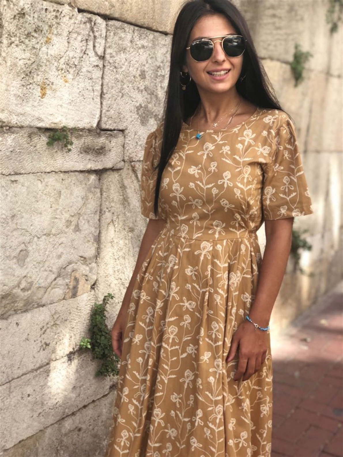 Hardal Vintage Elbise