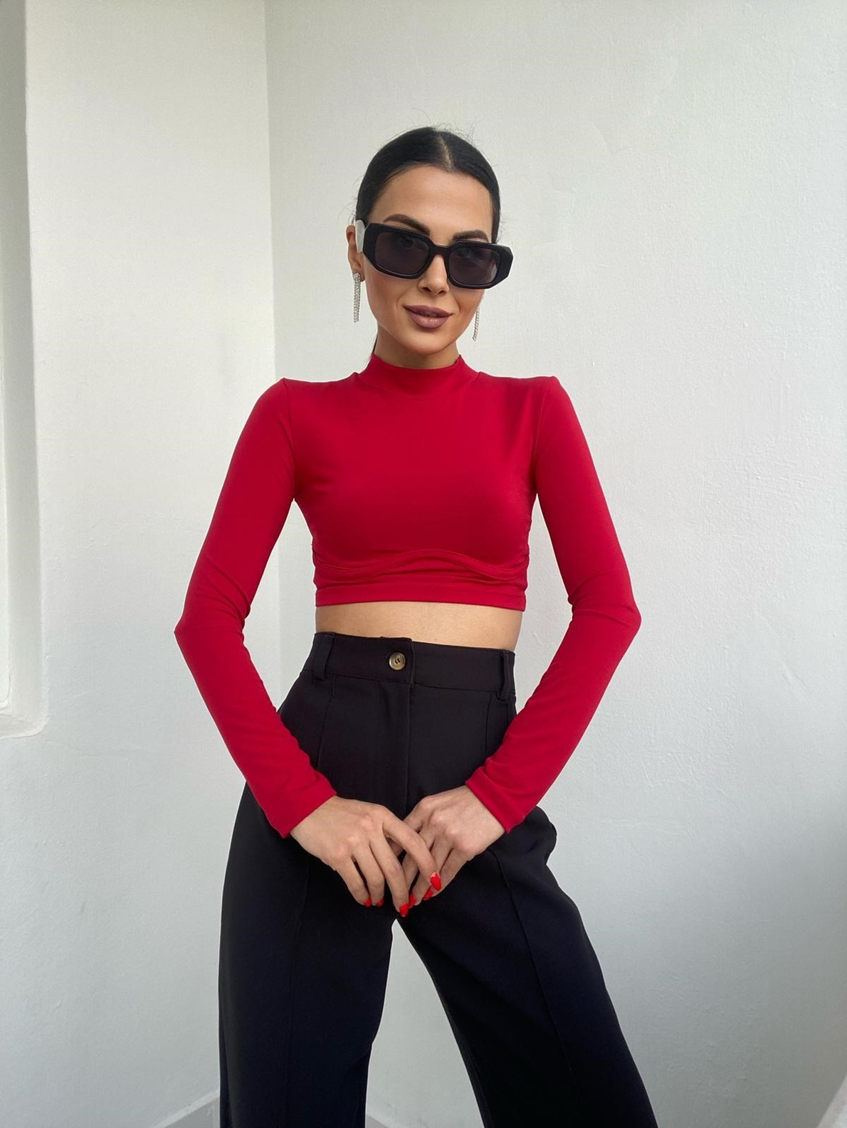 Kırmızı Balen Detaylı Crop