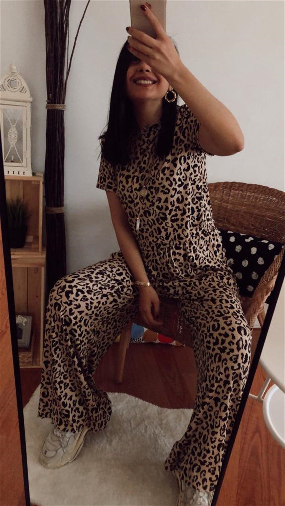 Leopar Desen Takım