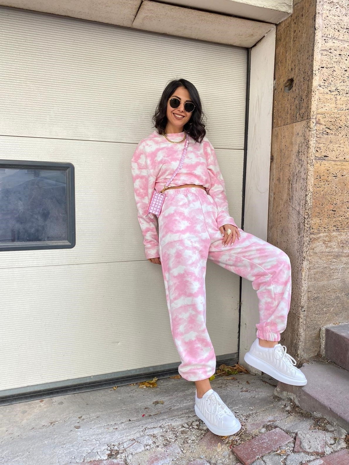 Pembe Batik Eşofman Takım
