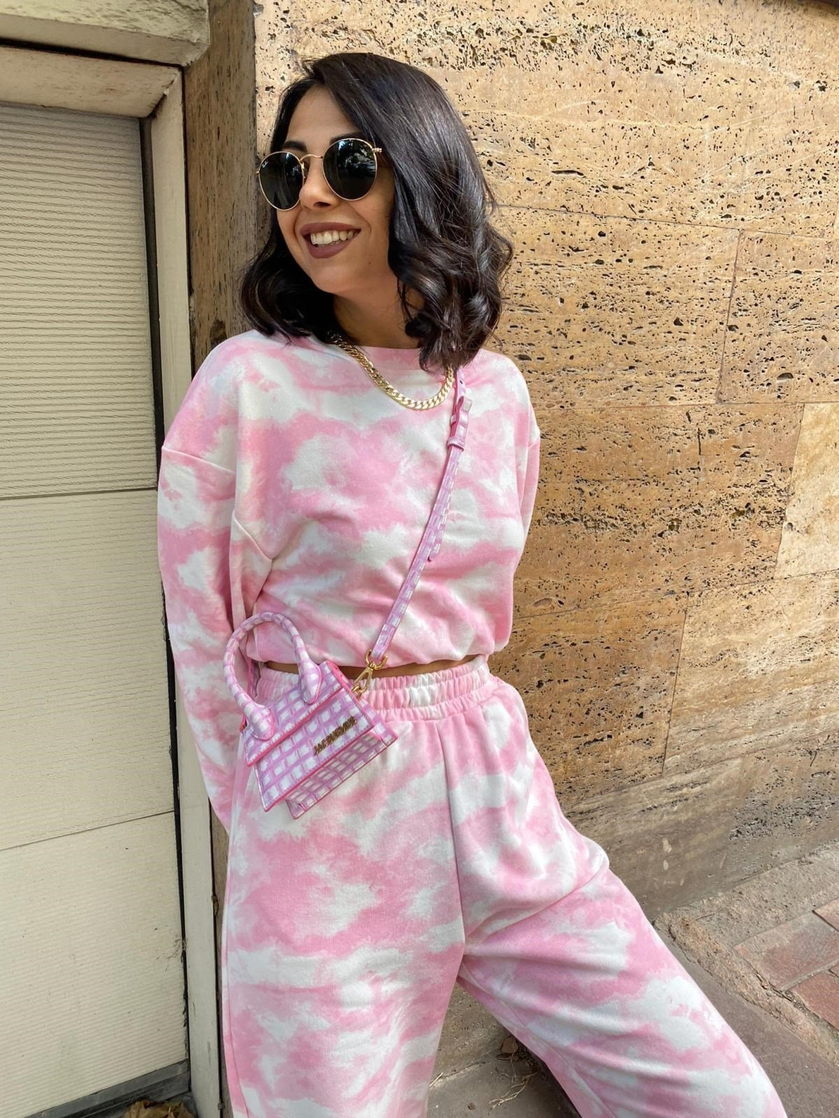 Pembe Batik Eşofman Takım
