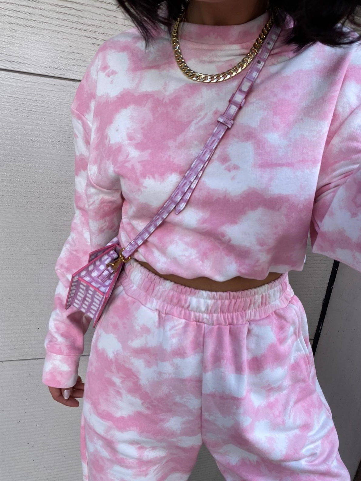 Pembe Batik Eşofman Takım