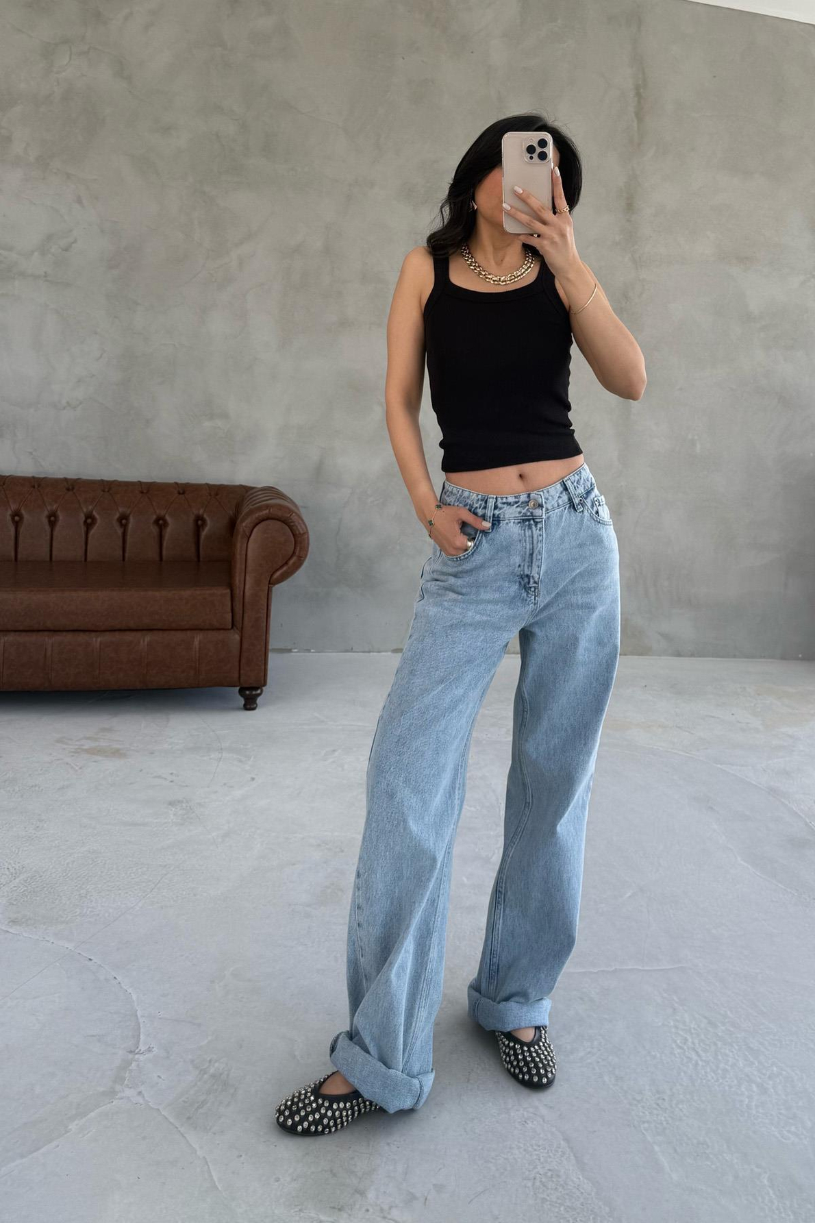 Siyah Slim Fit Dar Kesim U Yaka Fitilli Atlet