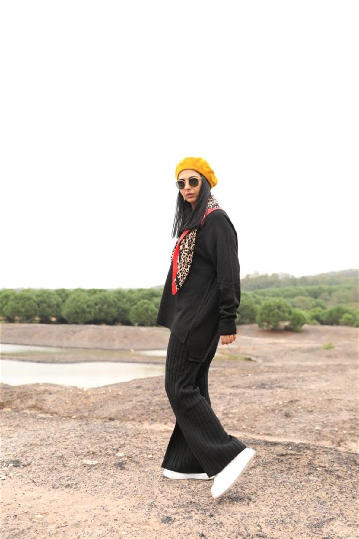 Siyah Triko Pantolon