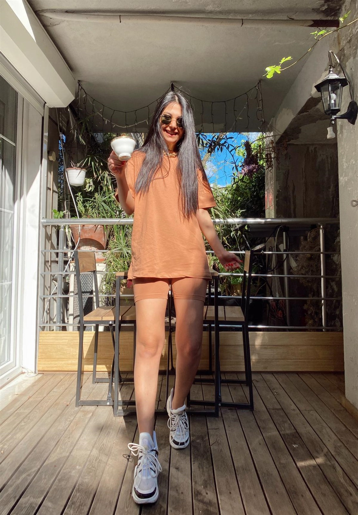 Taba Tayt Tshirt Takım