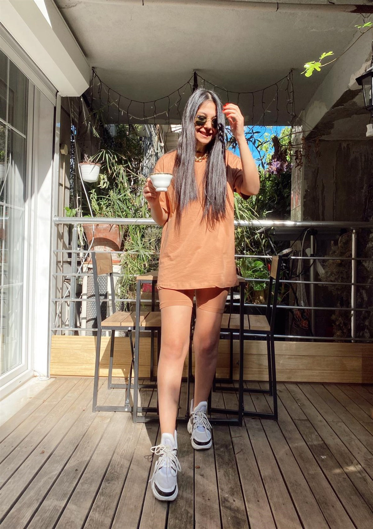 Taba Tayt Tshirt Takım