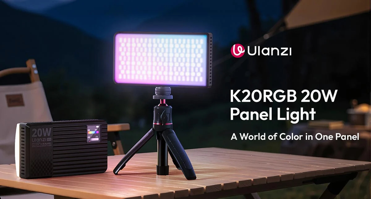 Ulanzi K20 RGB 20W Video Panel LED Işık - L207 sahibinden.comda