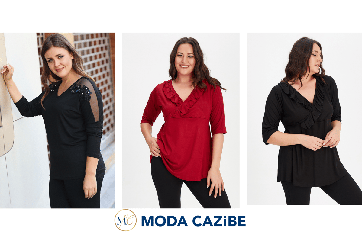 Kruvaze Yaka Nedir? Büyük Beden Kruvaze Yaka Nasıl Kullanılır? Görsellerle Anlatım