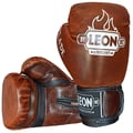 Leon Blade Training Boks, Kick Boks ve Muay Thai Eldiveni Kahve Renkli