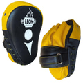 Leon Ultimate Hakiki Deri Boks ve Kick Boks El Lapası Ellik Siyah Sarı