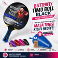 Butterfly Timo Boll Black Masa Tenisi Raketi ITTF Onaylı 85030