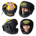 Leon Hardy Boks, Muay Thai ve Kick-Boks Antrenman Kaskı Siyah Sarı