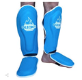 Leon Solid Muay Thai ve Kick Boks Ayak ve Kaval Koruyucu Mavi