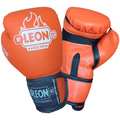 Leon Blade Training Boks Kick Boks Ve Muay Thai Eldiveni ve 3,5 m Bandaj Seti Turuncu