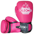 Leon Blade Training Boks Kick Boks Ve Muay Thai Eldiveni Ve Bandaj Seti 3,5 m Pembe