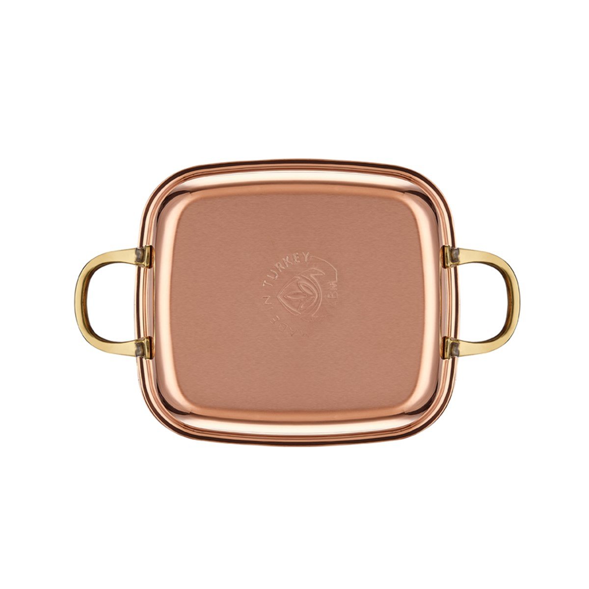 Multi Metal Copper Square Dish