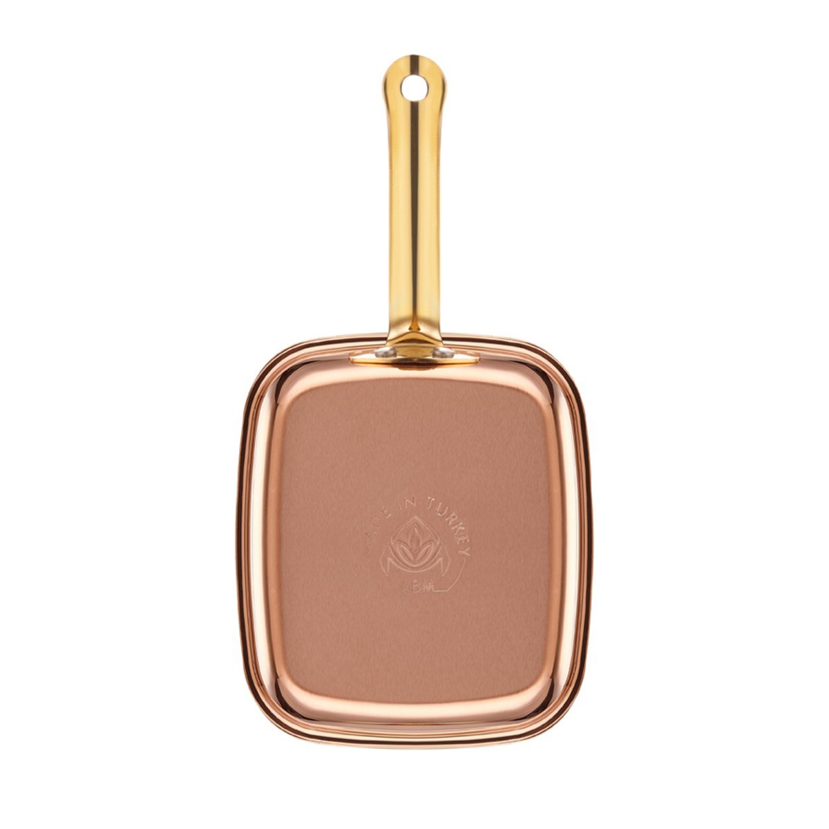 Multi Metal Copper Square Pan