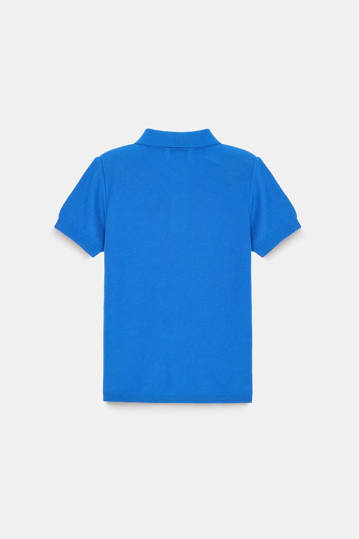 Peraluna Alex Pike Örgü, Kısa Kollu, Unisex Çocuk Polo Yaka T-shirt  - Açı Mavi